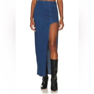 Joey Maxi Skirt in Denim